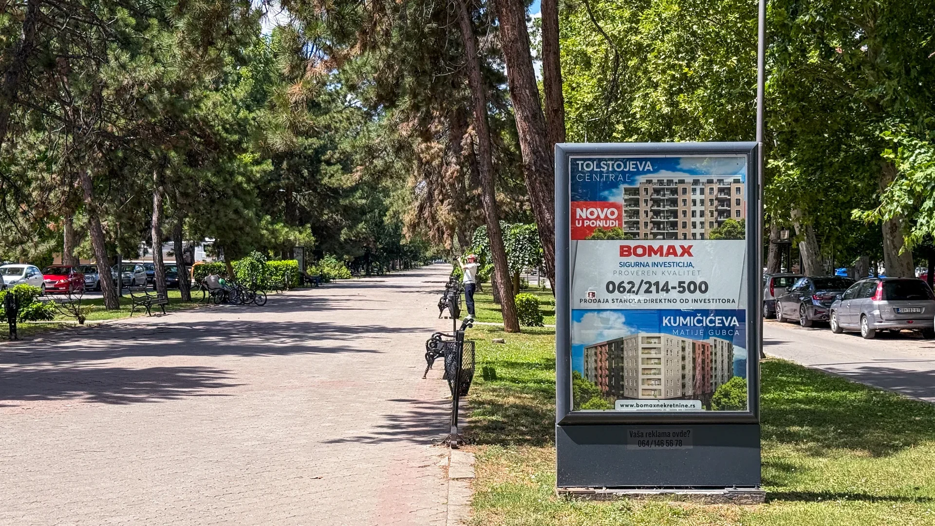Radijalac šetalište, kod solitera — Strana B
