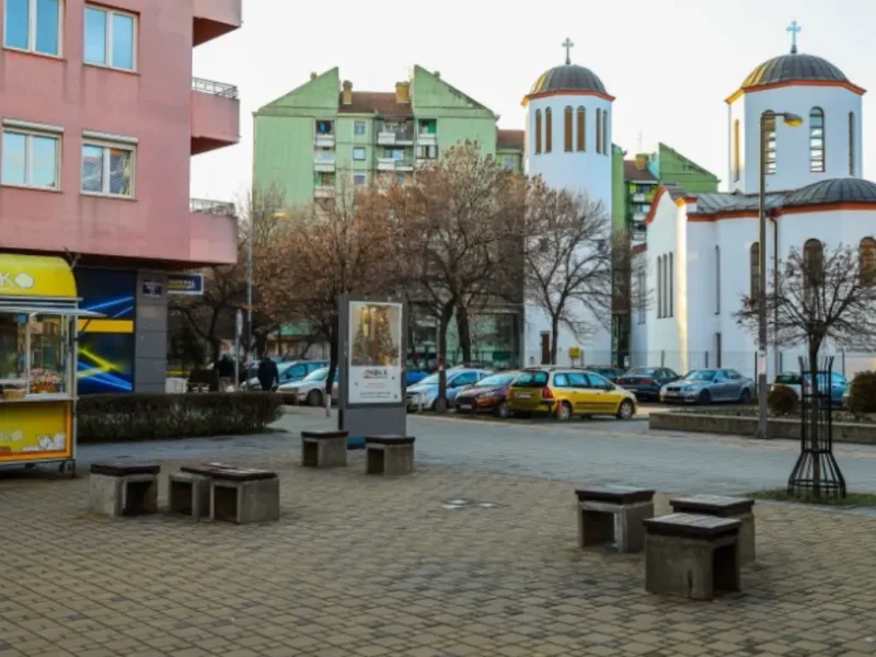 Prvomajska, početak šetališta