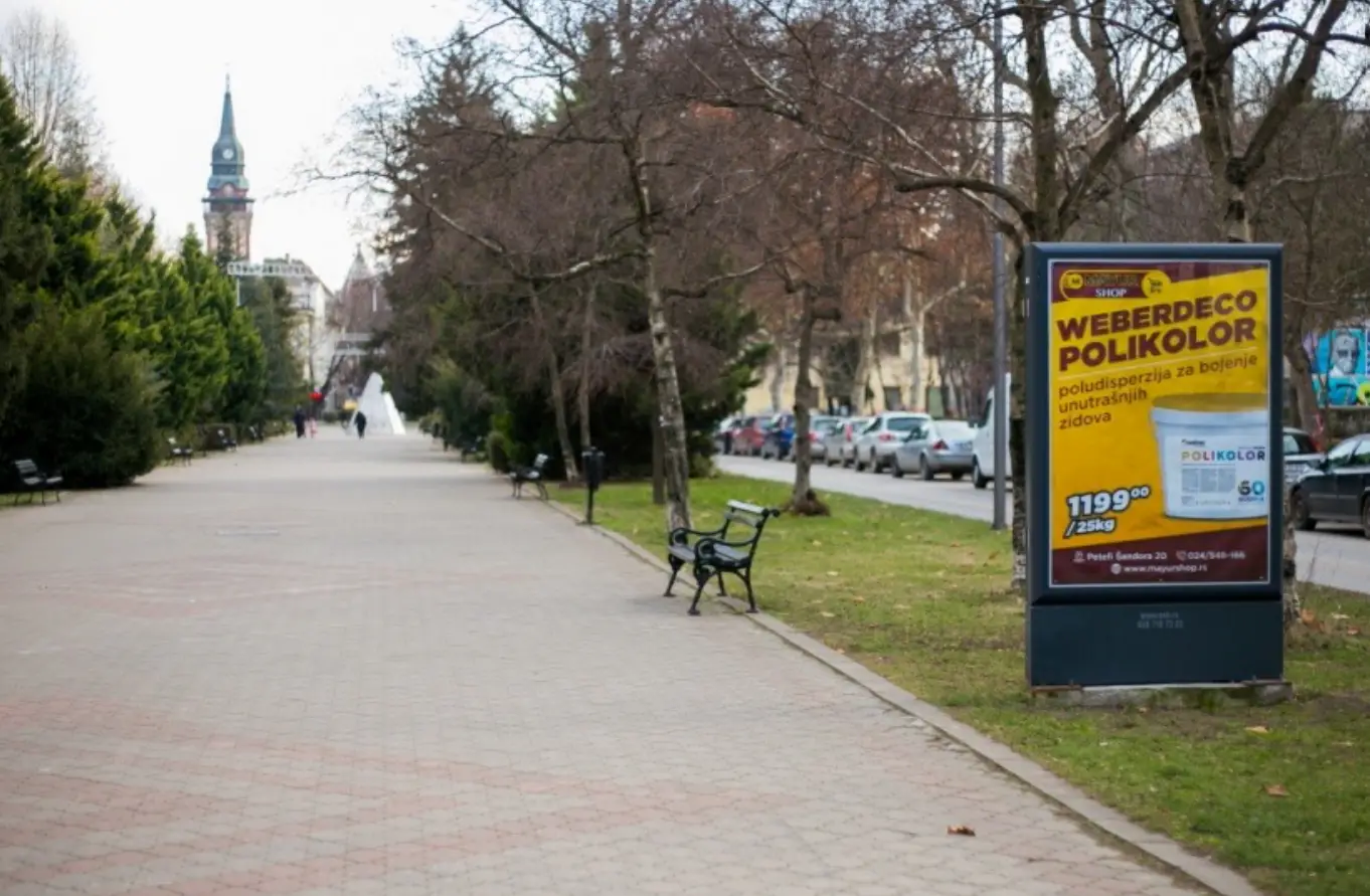Radijalac šetalište, kod OŠ “Jovan Jovanović Zmaj” — Strana B