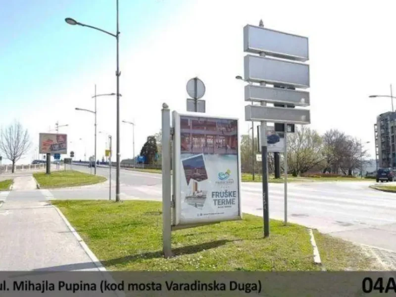 Bulevar Mihajla Pupina – kod mosta Varadinska Duga