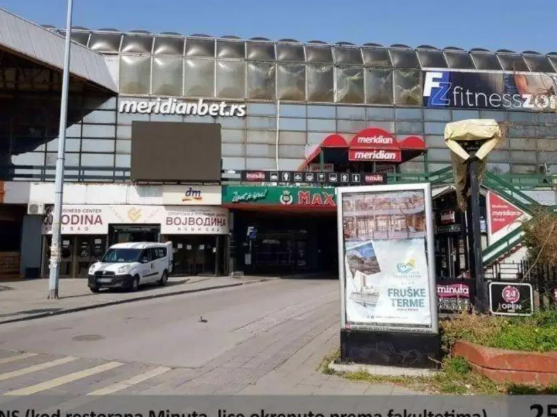 SPENS, kod restorana Minuta, okrenuto prema fakultetima