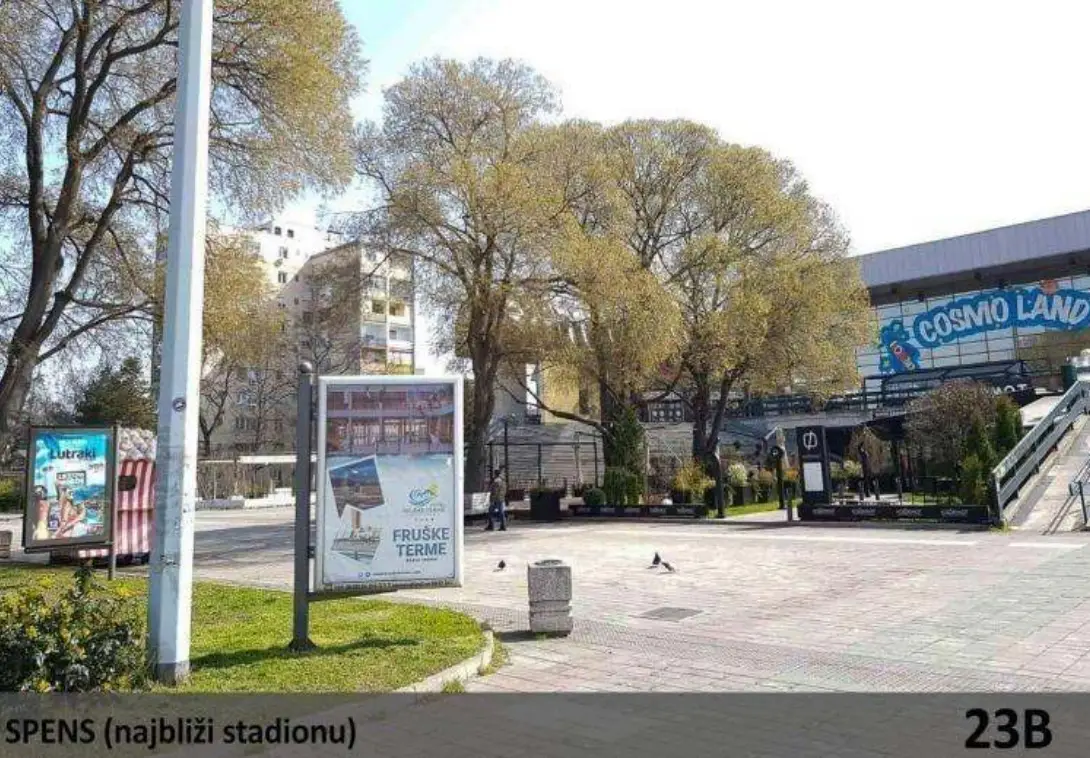SPENS, najbliži stadionu — Strana B